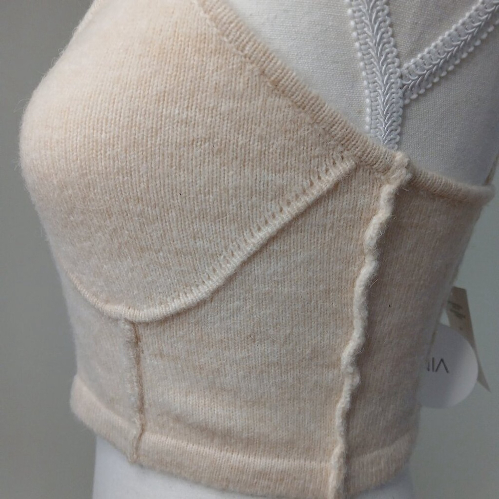 NWT Nia The Brand Ecru Corset Top Size Small - Picture 7 of 9
